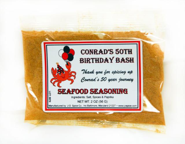 Conrad's Birthday Bash Spice Packet