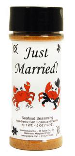 Just Married Spice Bottle