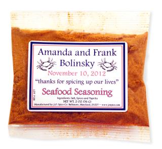 Amanda & Frank Wedding Spice Packet