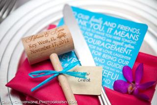 Patricia and Kevin Wedding Table Setting