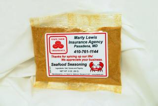 State Farm Crab Spice Packet