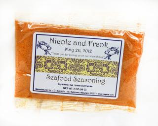 Nicole and Frank Wedding Spice Packet