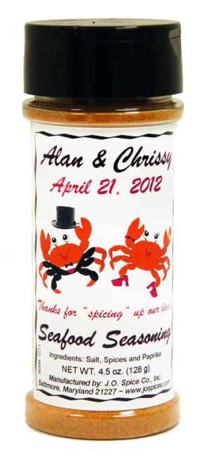 Alan & Chrissy Wedding Spice Bottle