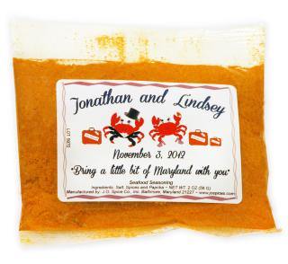 Jonathan and Lindsey Wedding Spice Packet