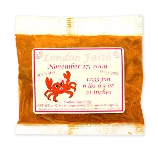 Baby Girl Shower Spice Packet
