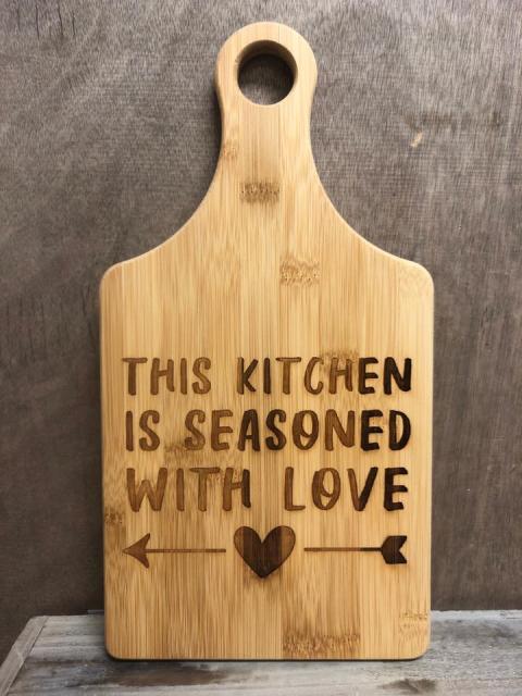 Seasoned with Love Paddle Board