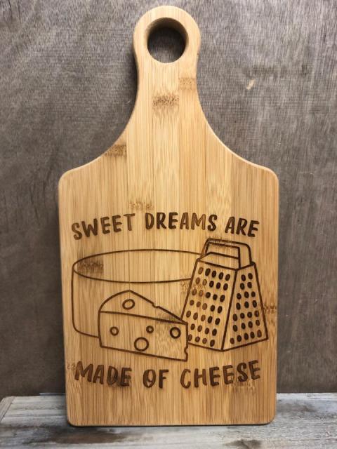 Sweet Dreams are made of cheese paddle board